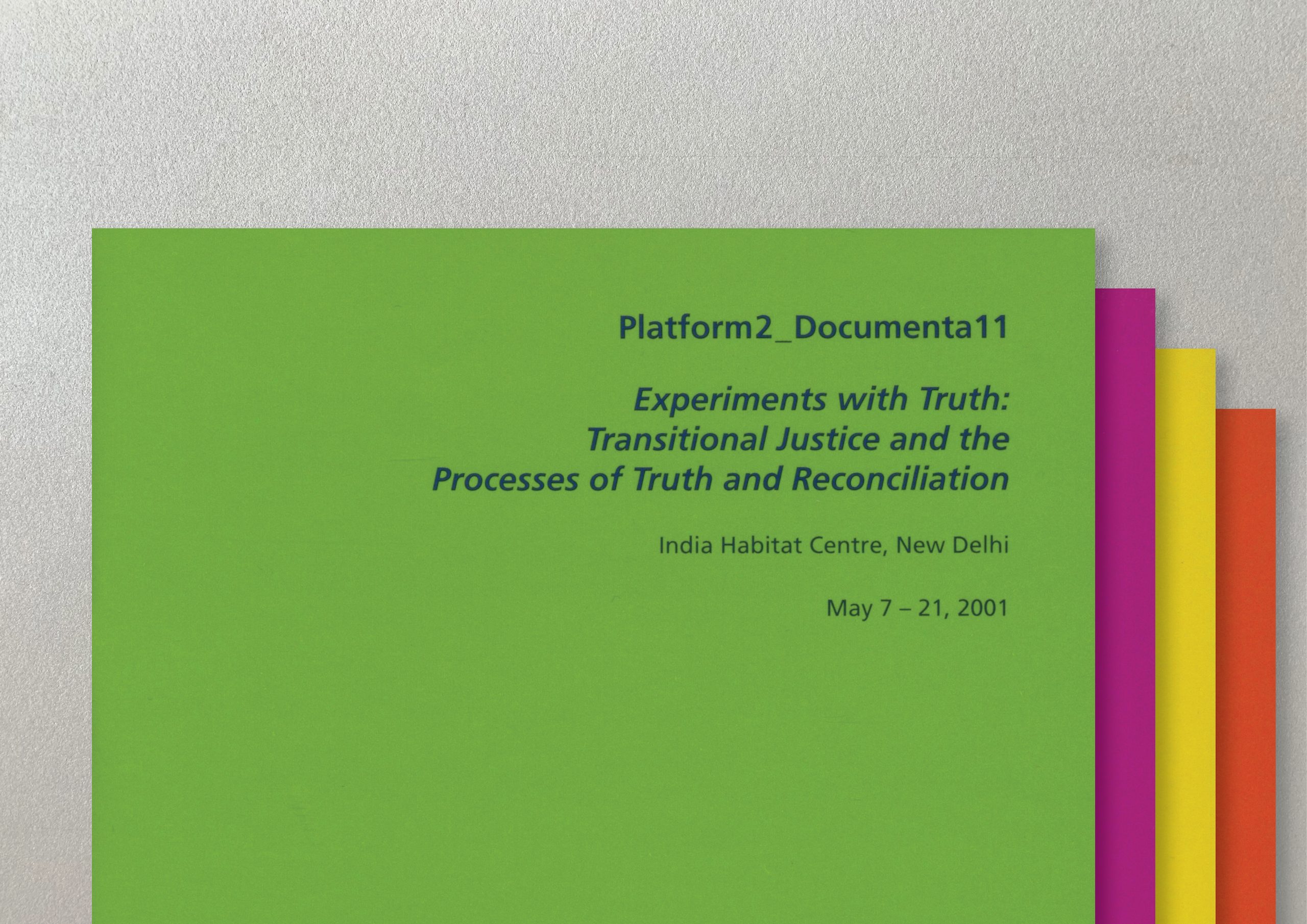 Couverture — Archive Images: Truth or Memory? (Documenta11)