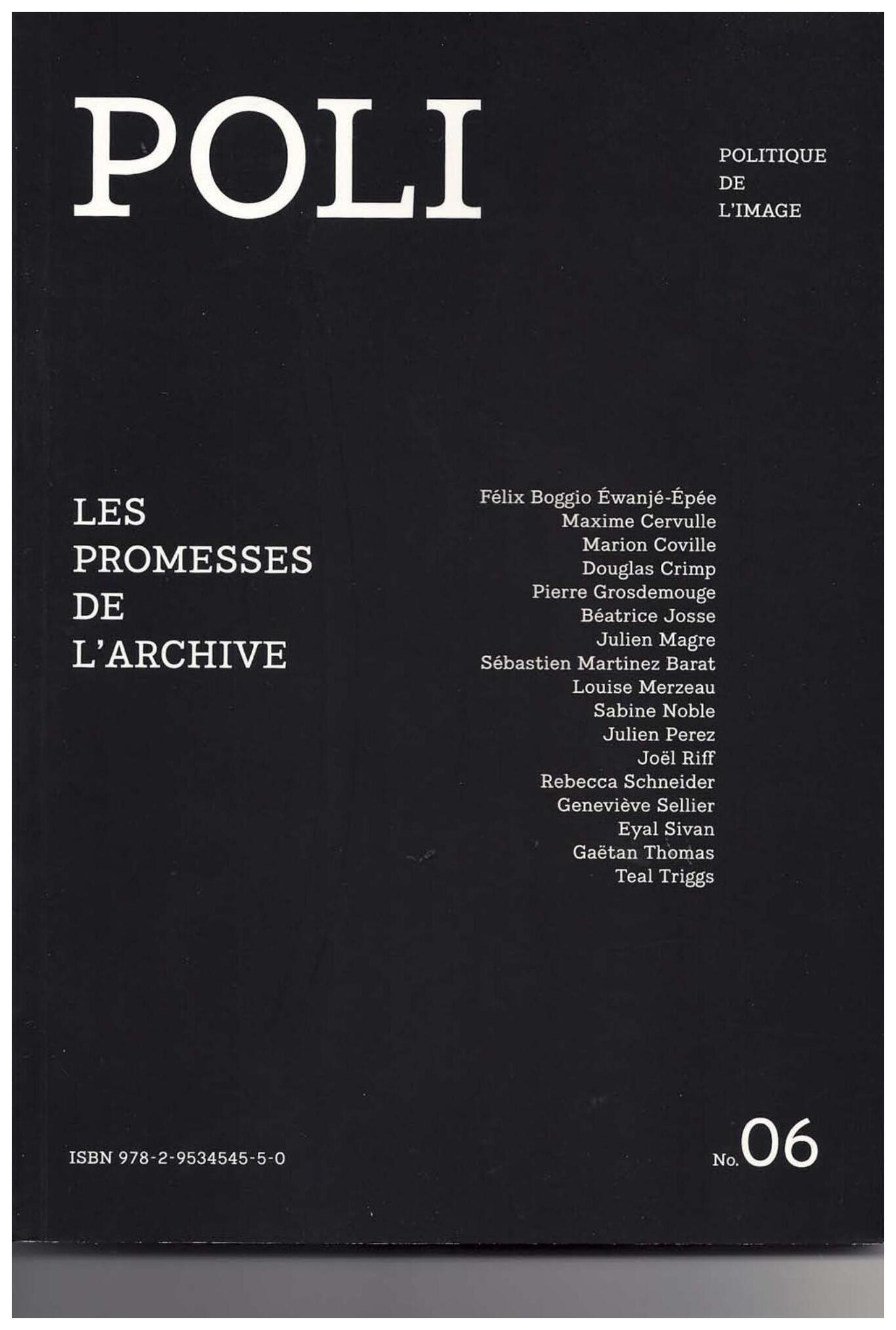 Couverture — POLI n°6